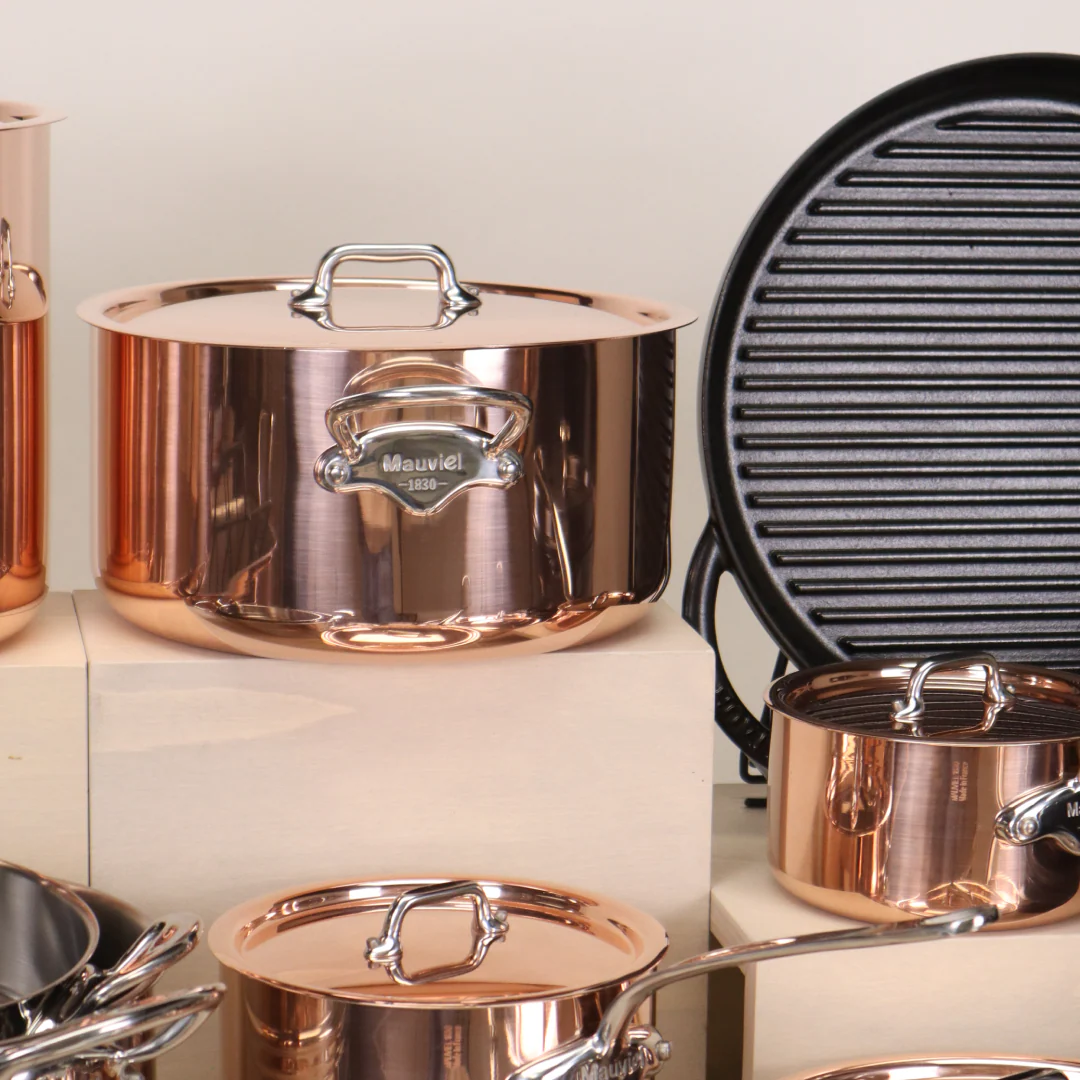 Mauviel M'150S Casserole with Copper Lid - Image 2