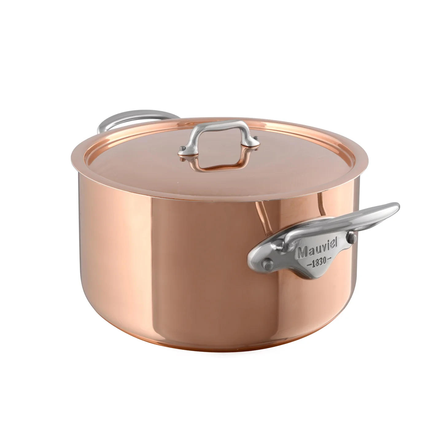 Mauviel M'150S Casserole with Copper Lid - Image 3