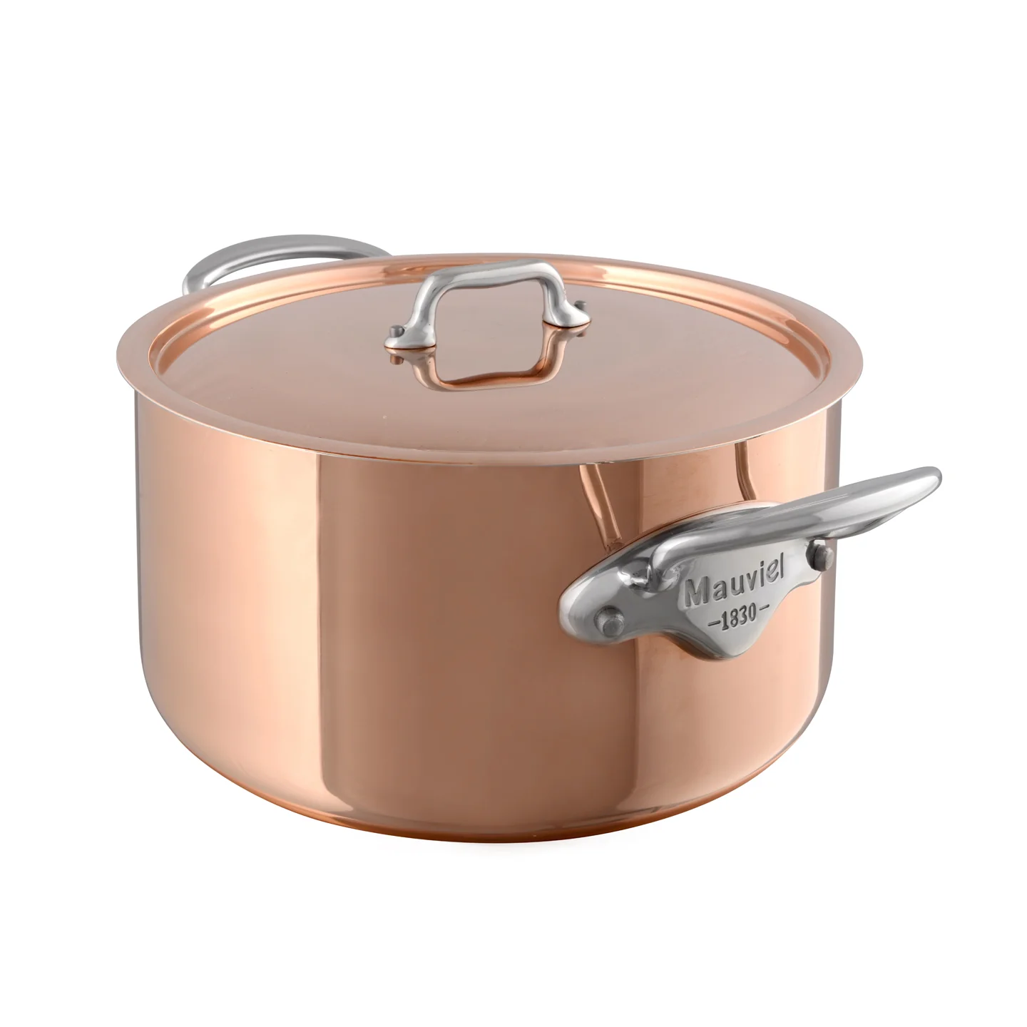 Mauviel M'150S Casserole with Copper Lid - Image 4