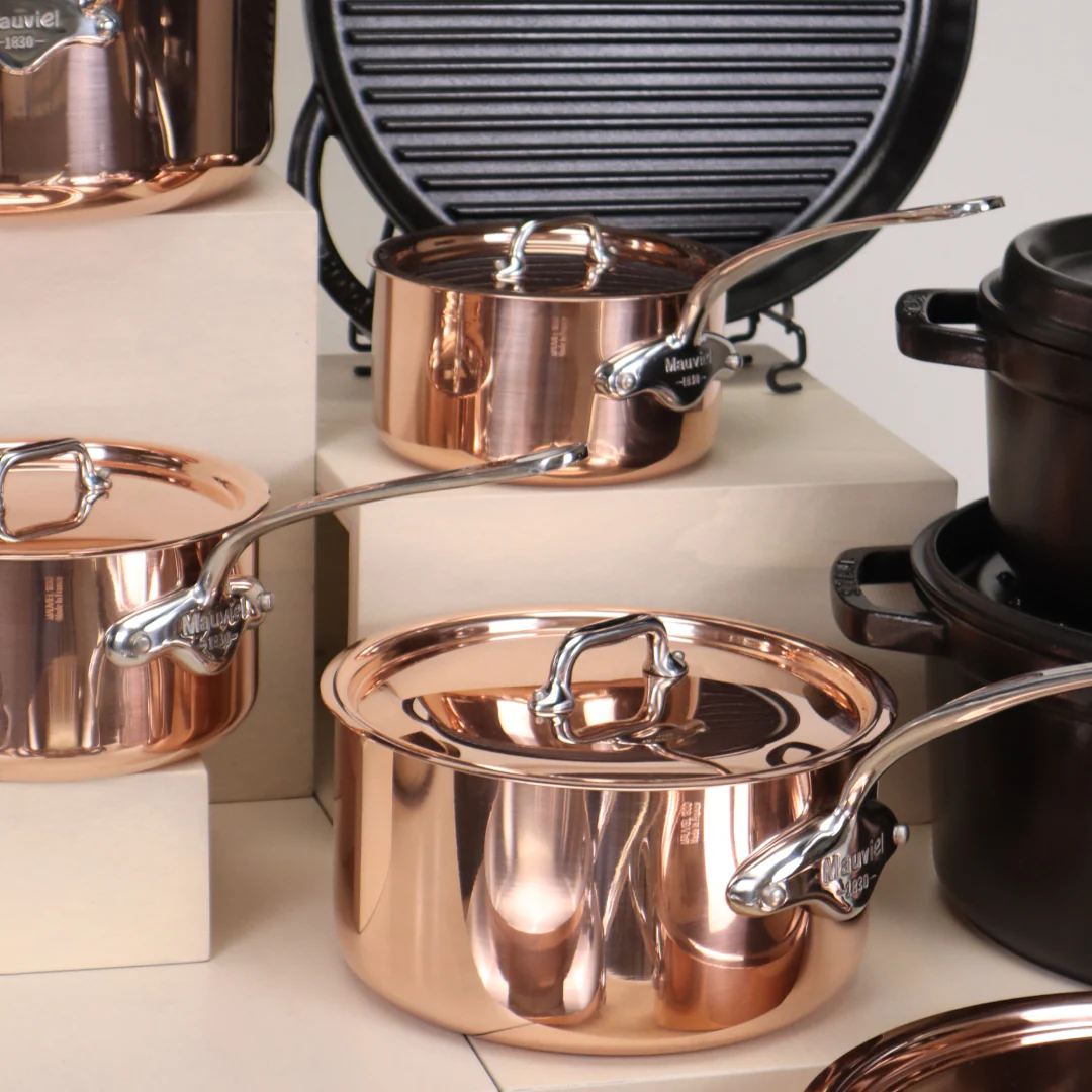Mauviel M'150S Saucepan with Copper Lid - Image 2