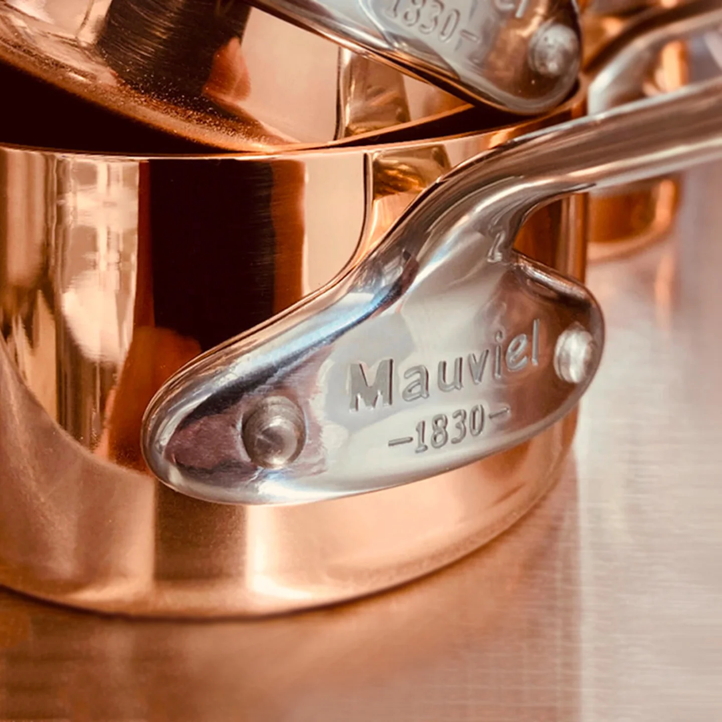 Mauviel M'150S Saucepan with Copper Lid - Image 3