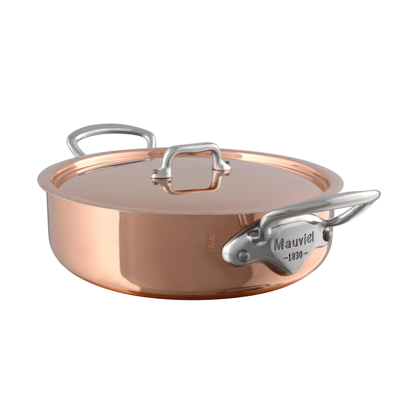 Mauviel M'150S Saute Casserole with Copper Lid - Image 3