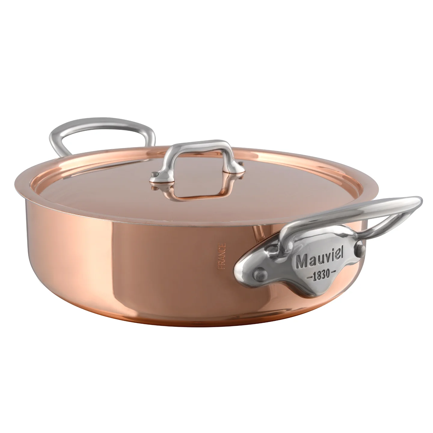Mauviel M'150S Saute Casserole with Copper Lid - Image 5