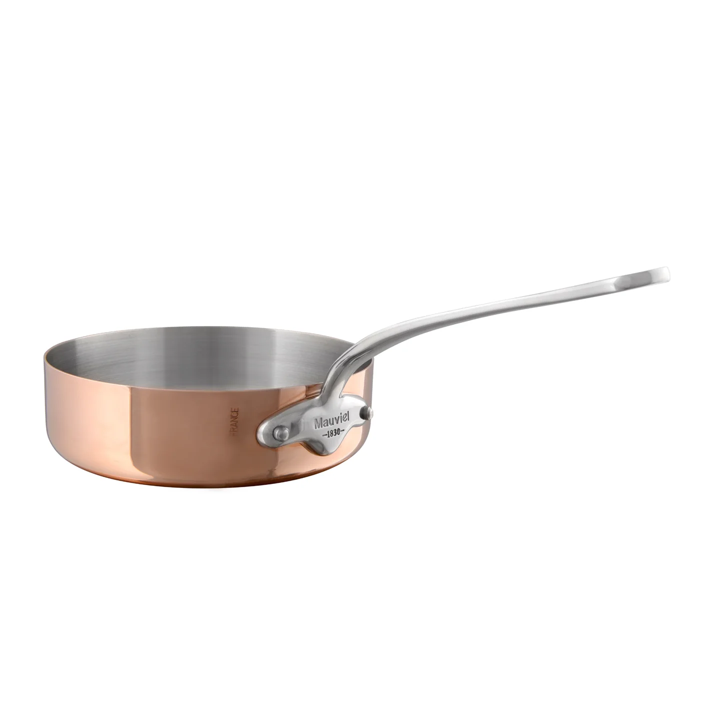 Mauviel M'150S Saute Pan with Long Handle / No Lid - Image 2