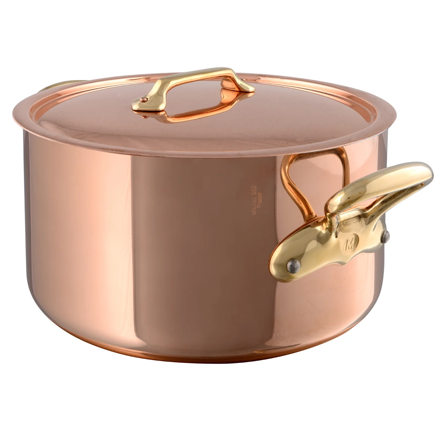 Mauviel M'200B Copper Casserole with Lid - Image 5