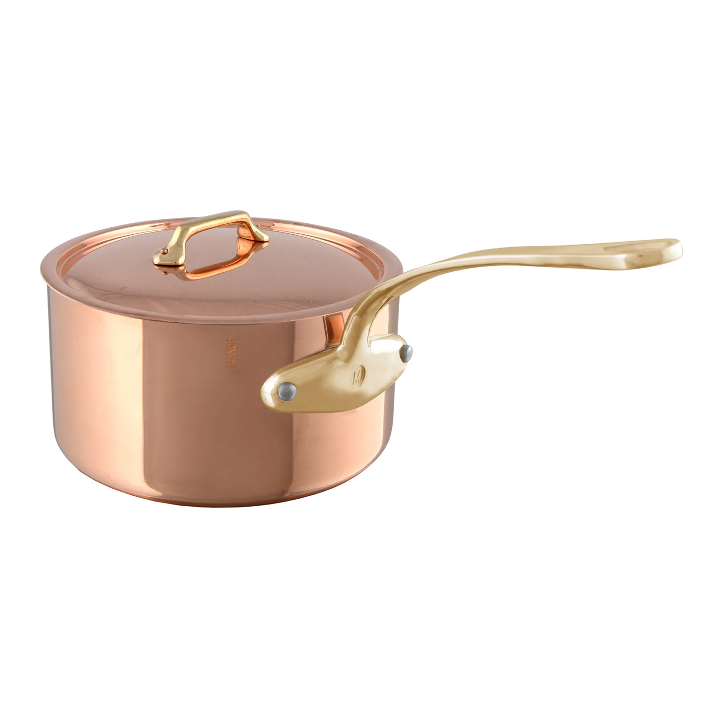 Mauviel M'200B Copper Saucepan with Lid - Image 6