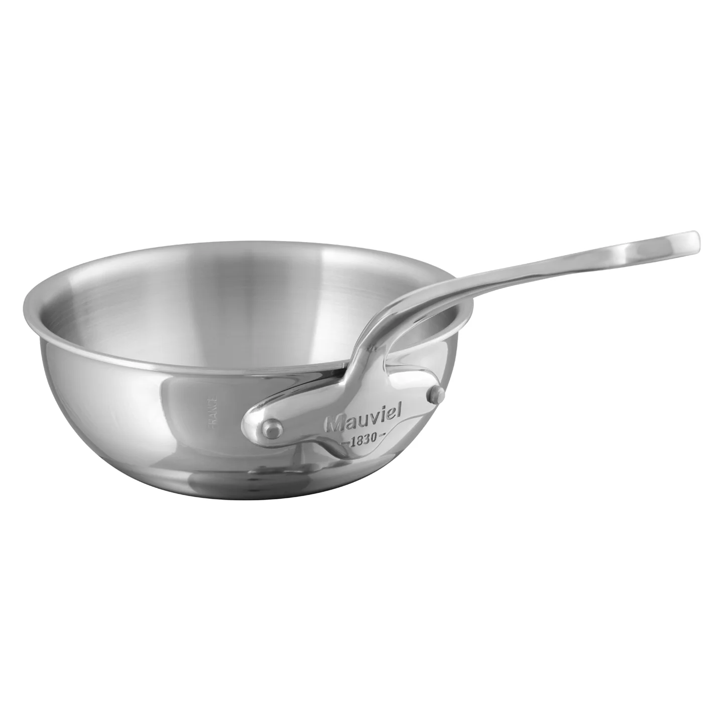 Mauviel M'Cook Curved Splayed Saute Pan - Image 4