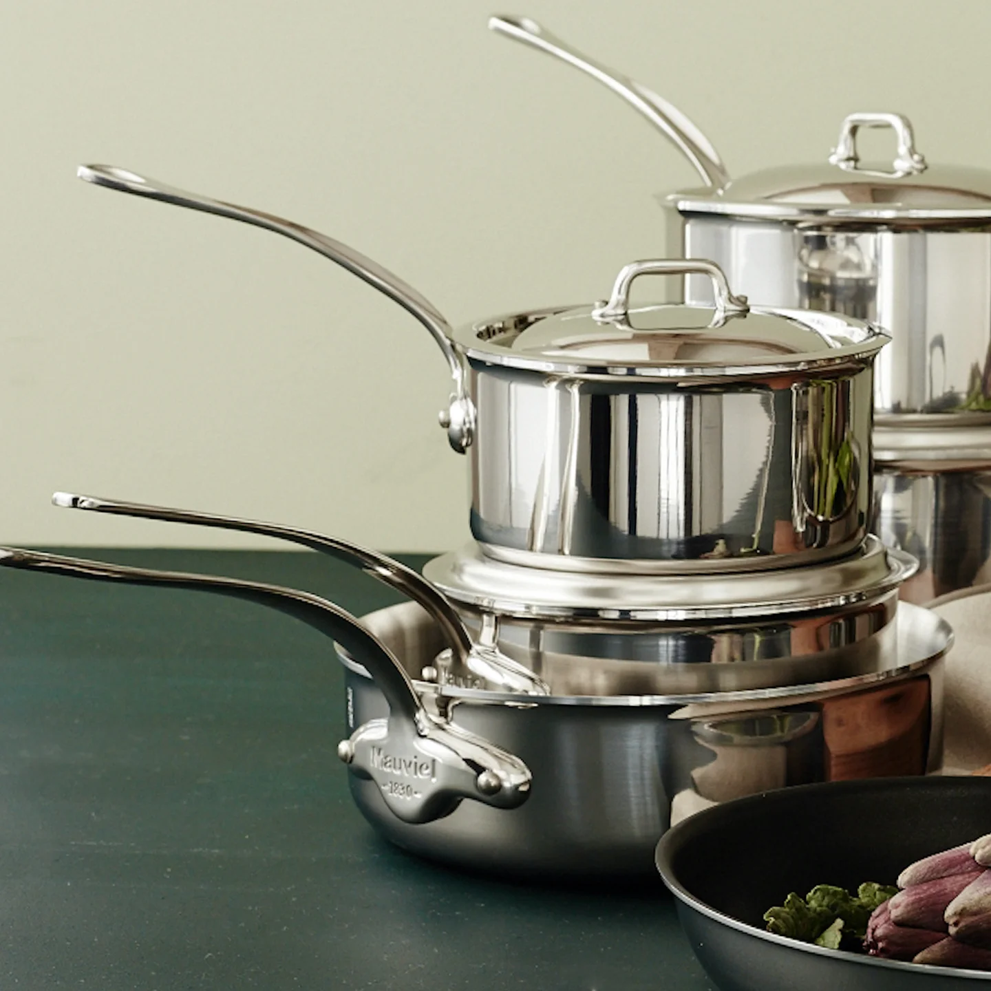 Mauviel M'Cook Saucepan with Lid / 16cm - Image 2