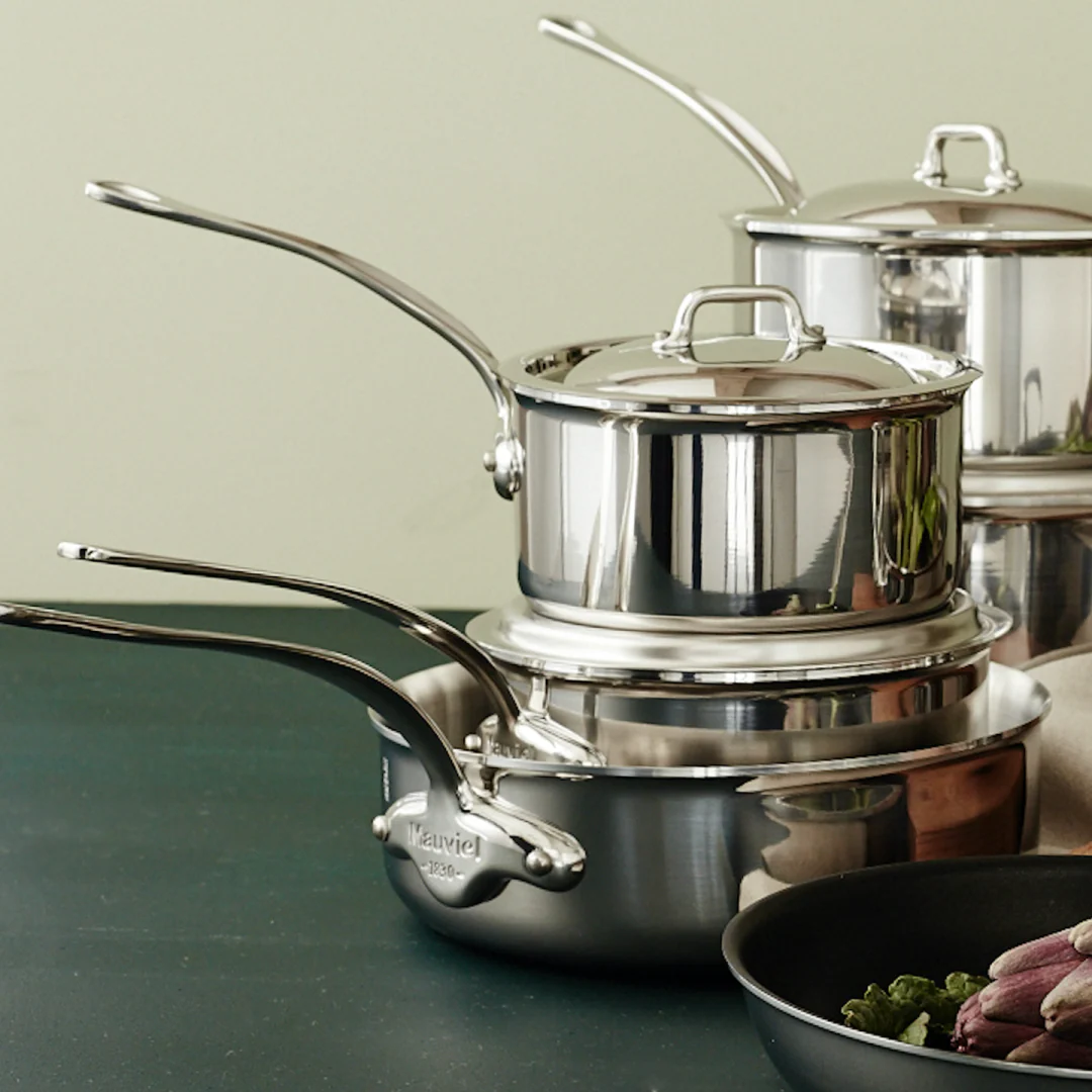 Mauviel M'Cook Saute Pan Long Handle / No Lid - Image 2