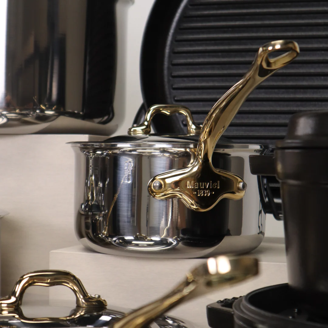 Mauviel M'CookB 3 Piece Saucepan Set with Lids - Image 3
