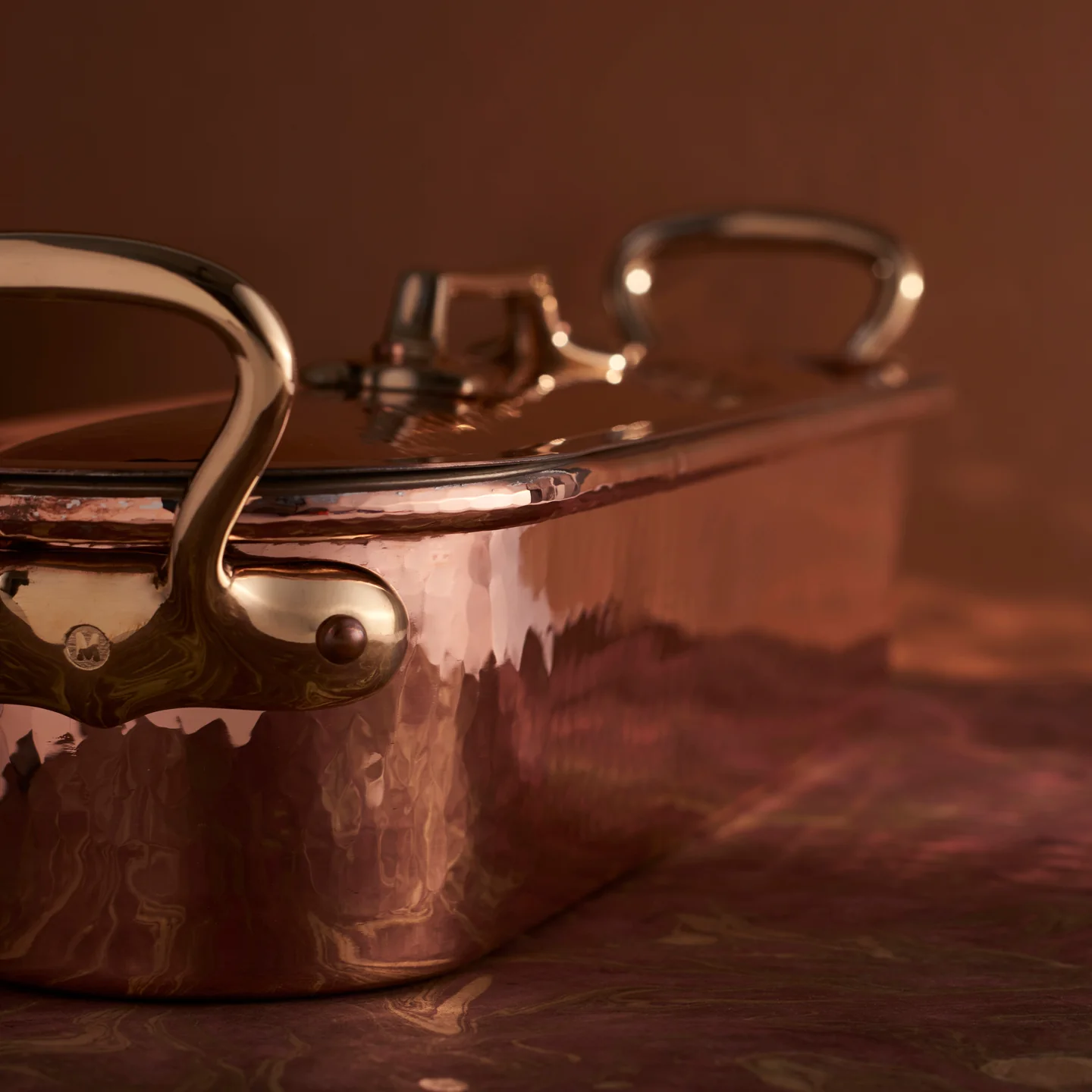 Mauviel M'Tradition Hammered Copper Fish Kettle - Image 2