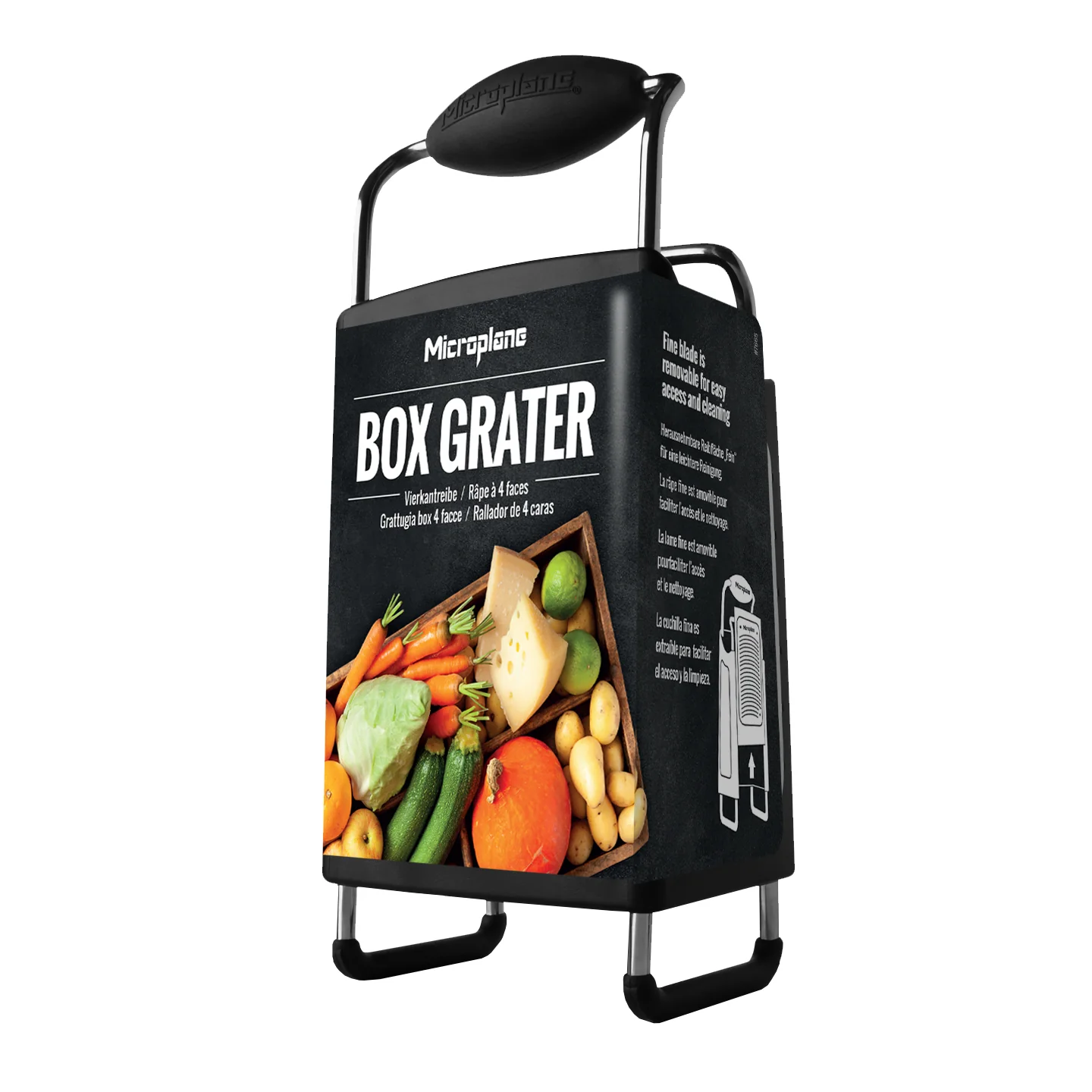 Microplane 4-Sided Box Grater - Image 3