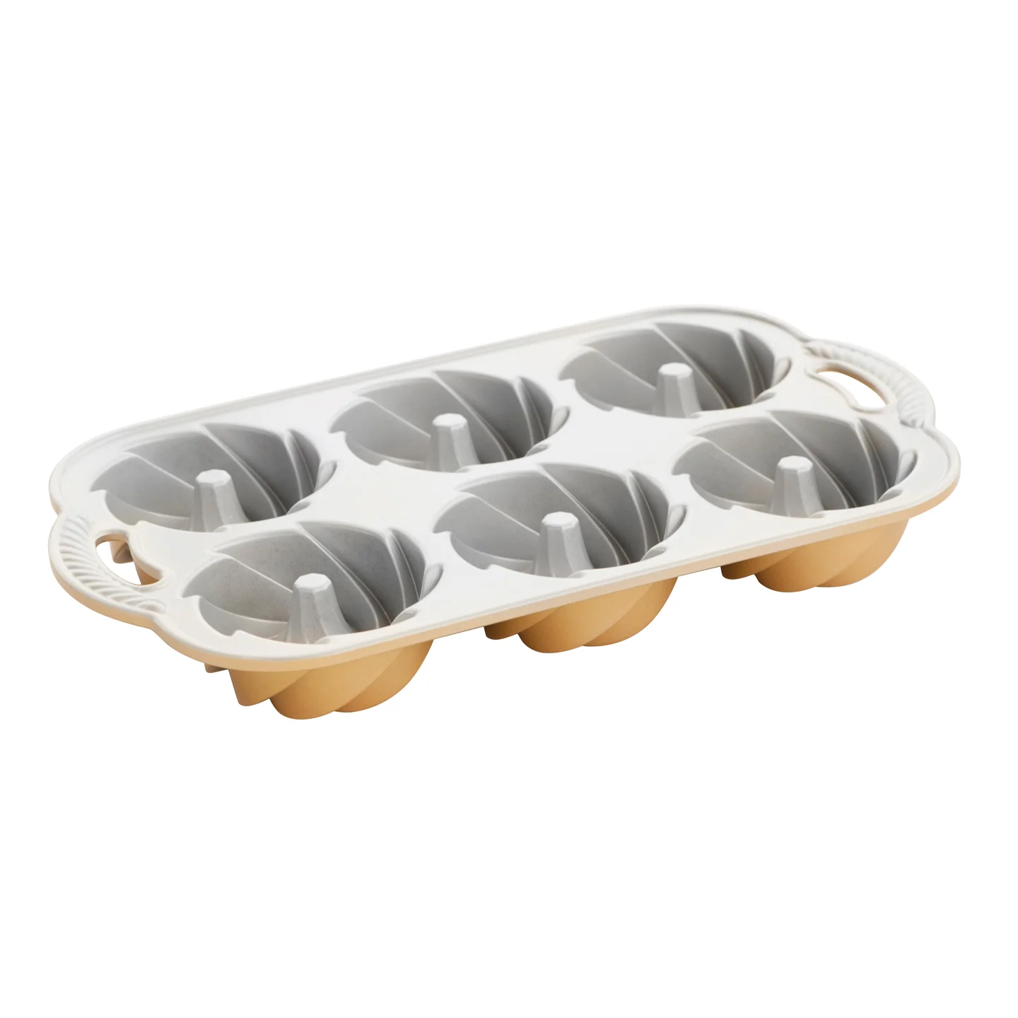 Nordic Ware Heritage Bundtlette Pan Gold - Image 3