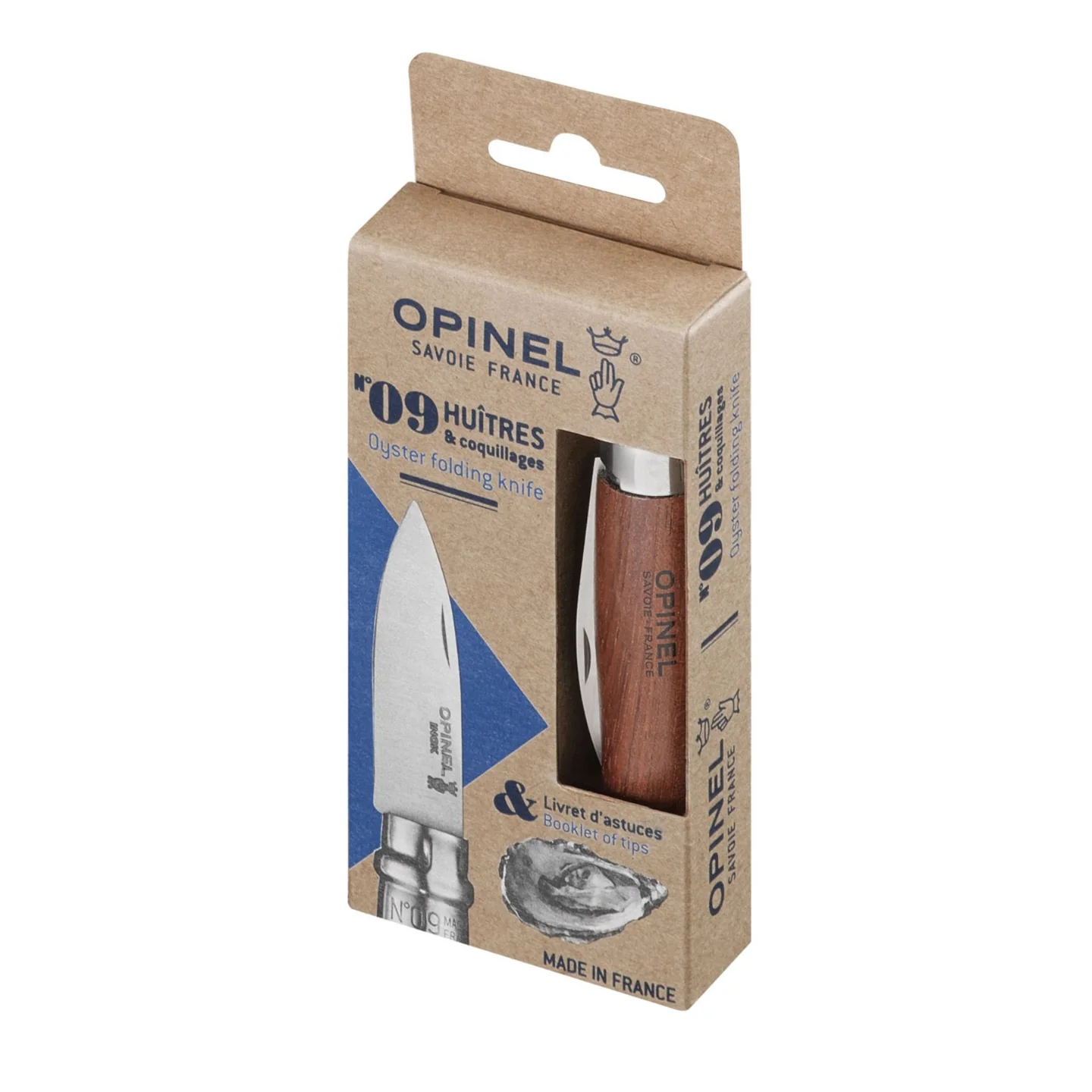 Opinel Oyster & Shellfish Knife with Wooden Handle - Image 4