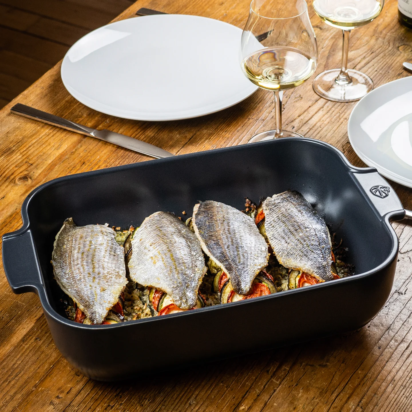 Peugeot Appolia Ceramic Rectangular Baking Dish / Slate - Image 6