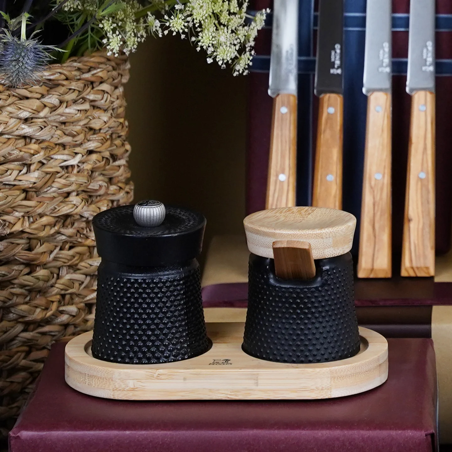 Peugeot Bali Spice Palace Pepper Mill & Salt Cellar Set - Image 2