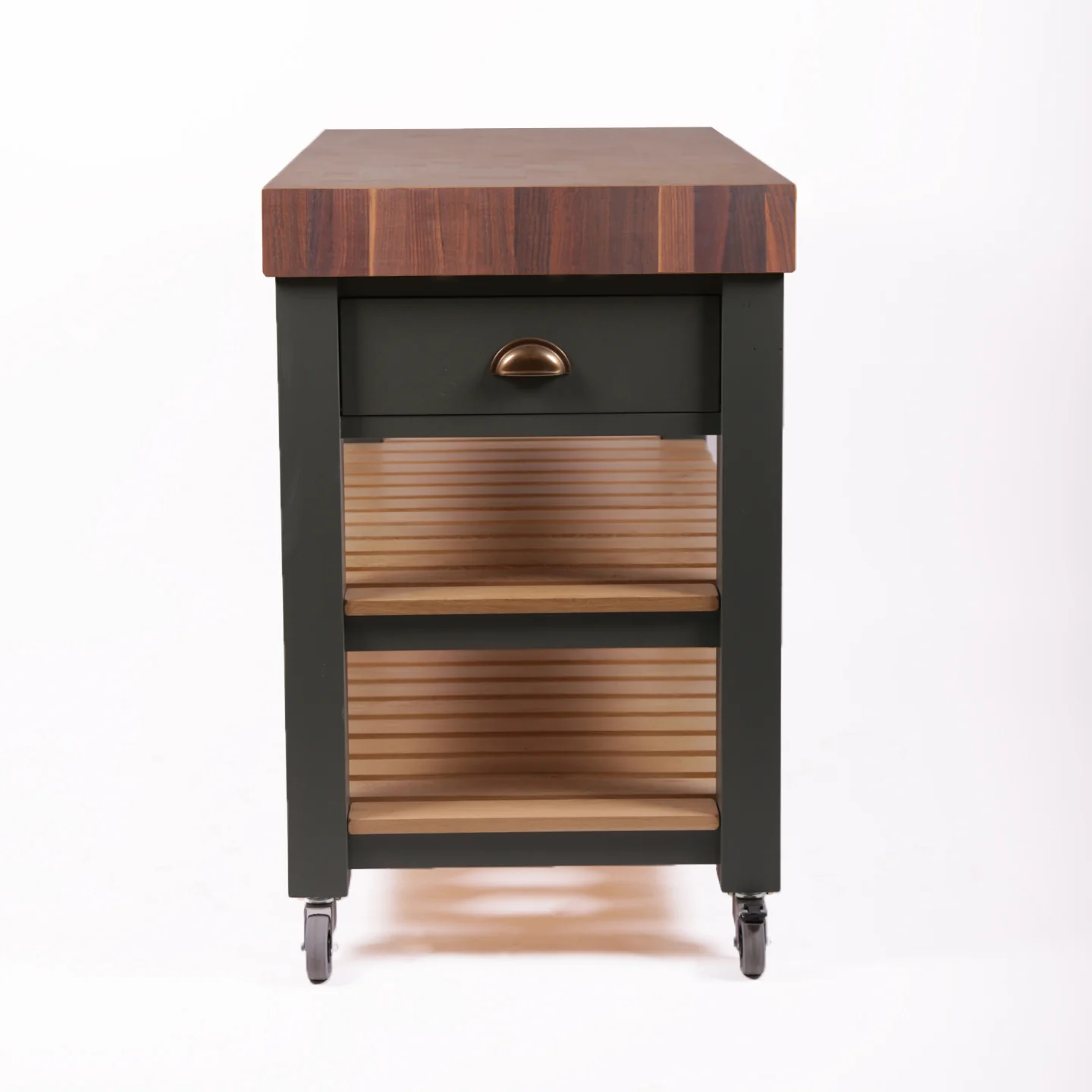 Rencraft Butchers Block / Walnut / Borough Kitchen Green - Image 4
