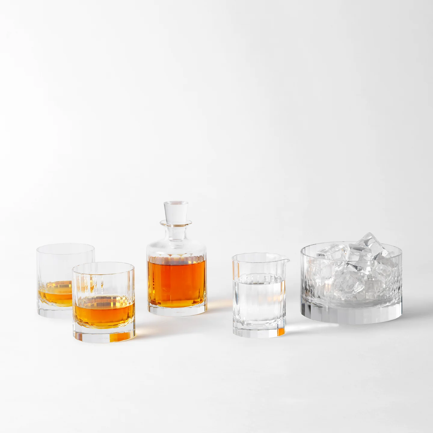 Richard Brendon Fluted Double Old Fashioned Glass - Image 3