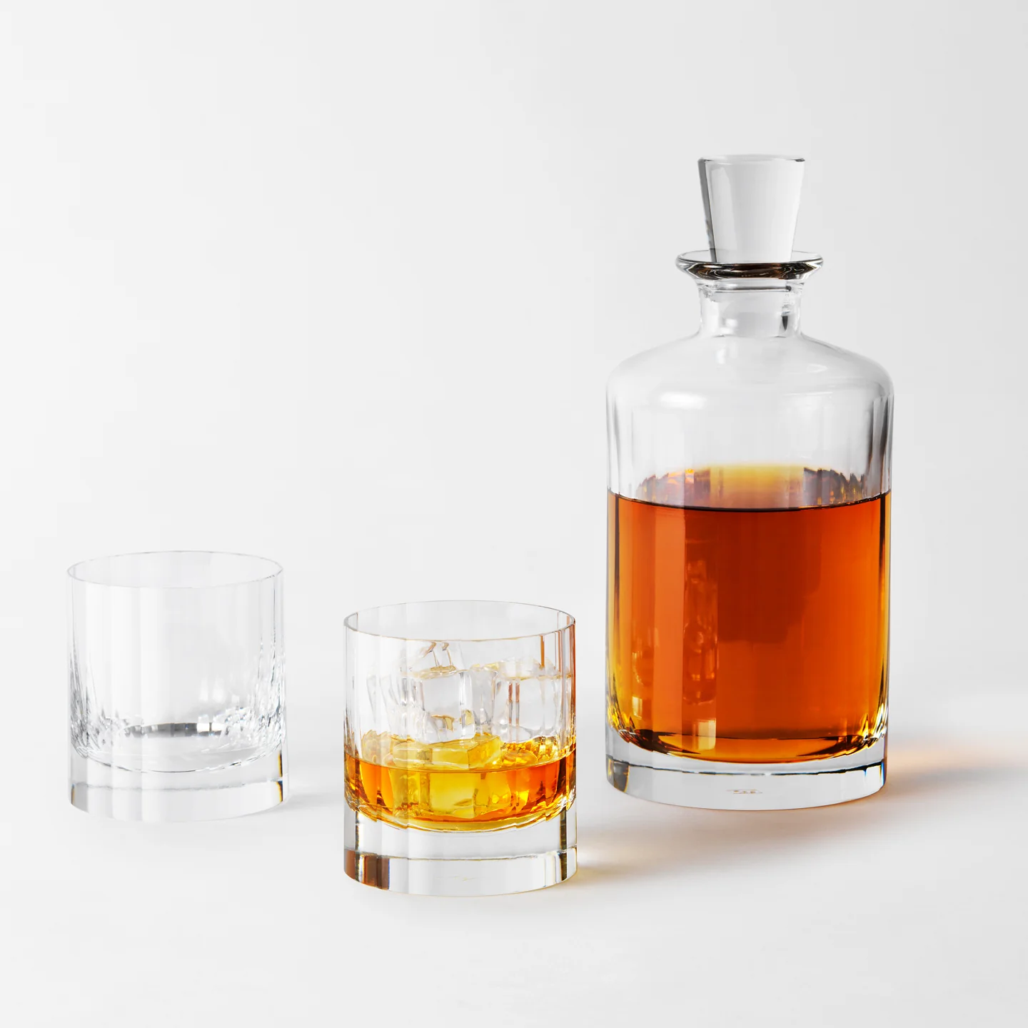 Richard Brendon Fluted Double Old Fashioned Glass - Image 4