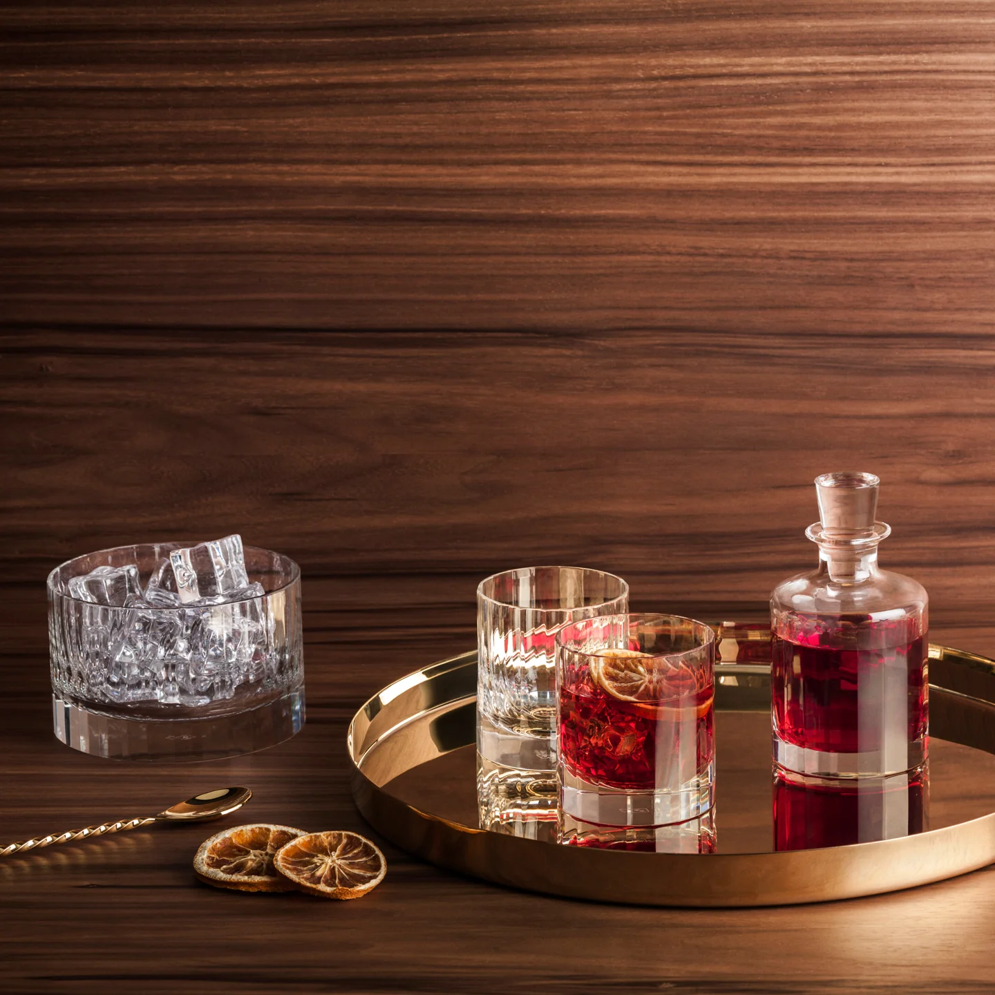 Richard Brendon Fluted Single Old Fashioned Glass - Image 3