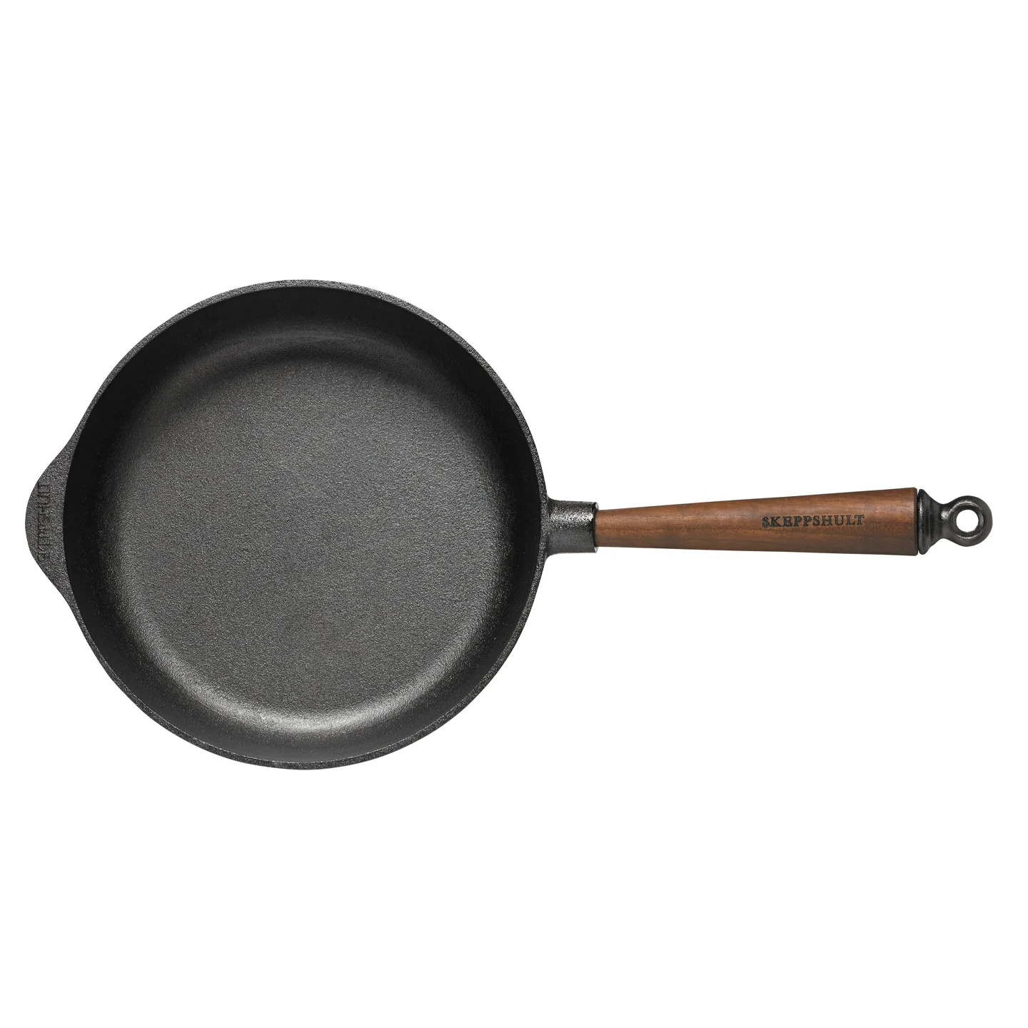 Skeppshult Cast Iron Deep Frying Pan with Walnut Handle - Image 8