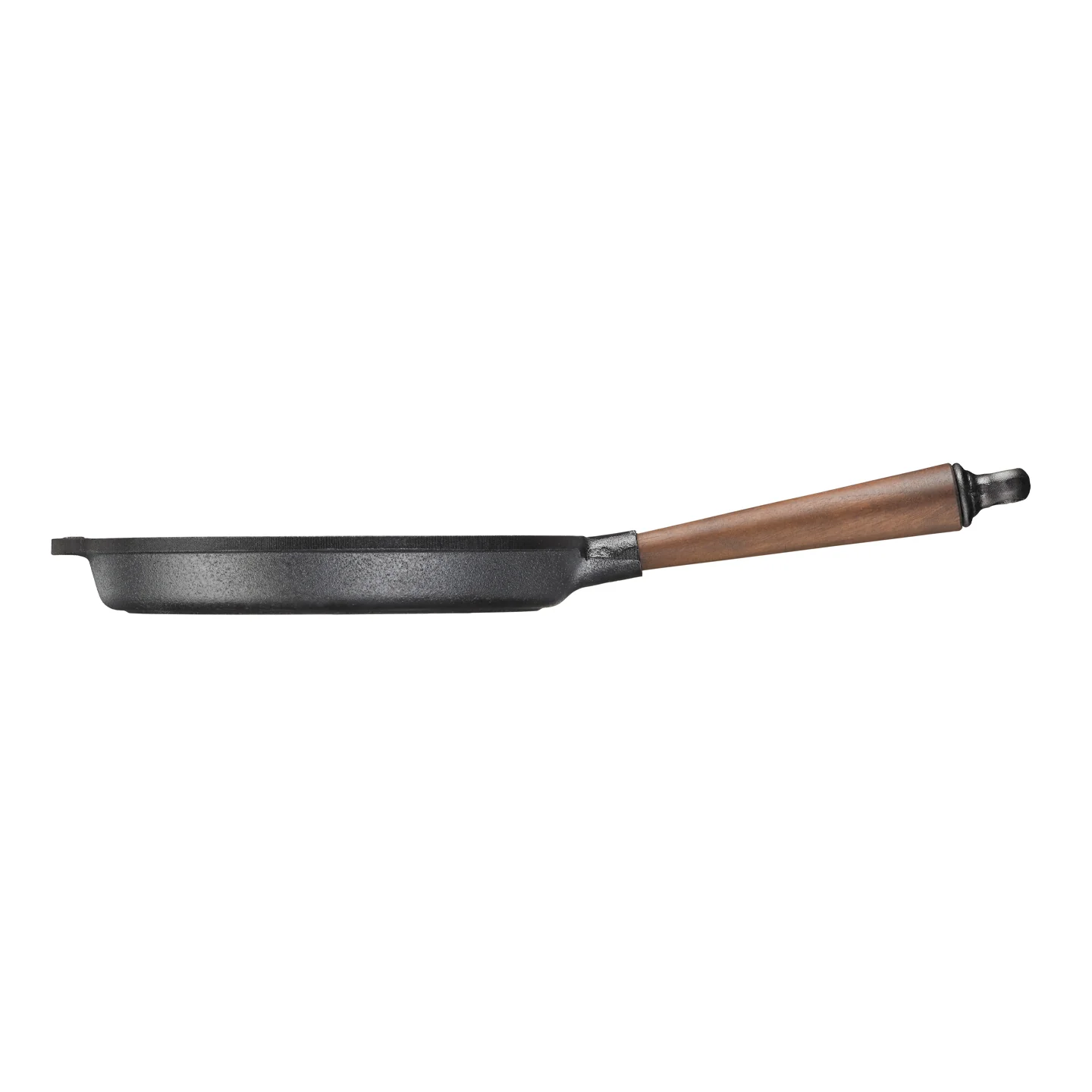 Skeppshult Cast Iron Grill Pan with Walnut Handle - Image 6