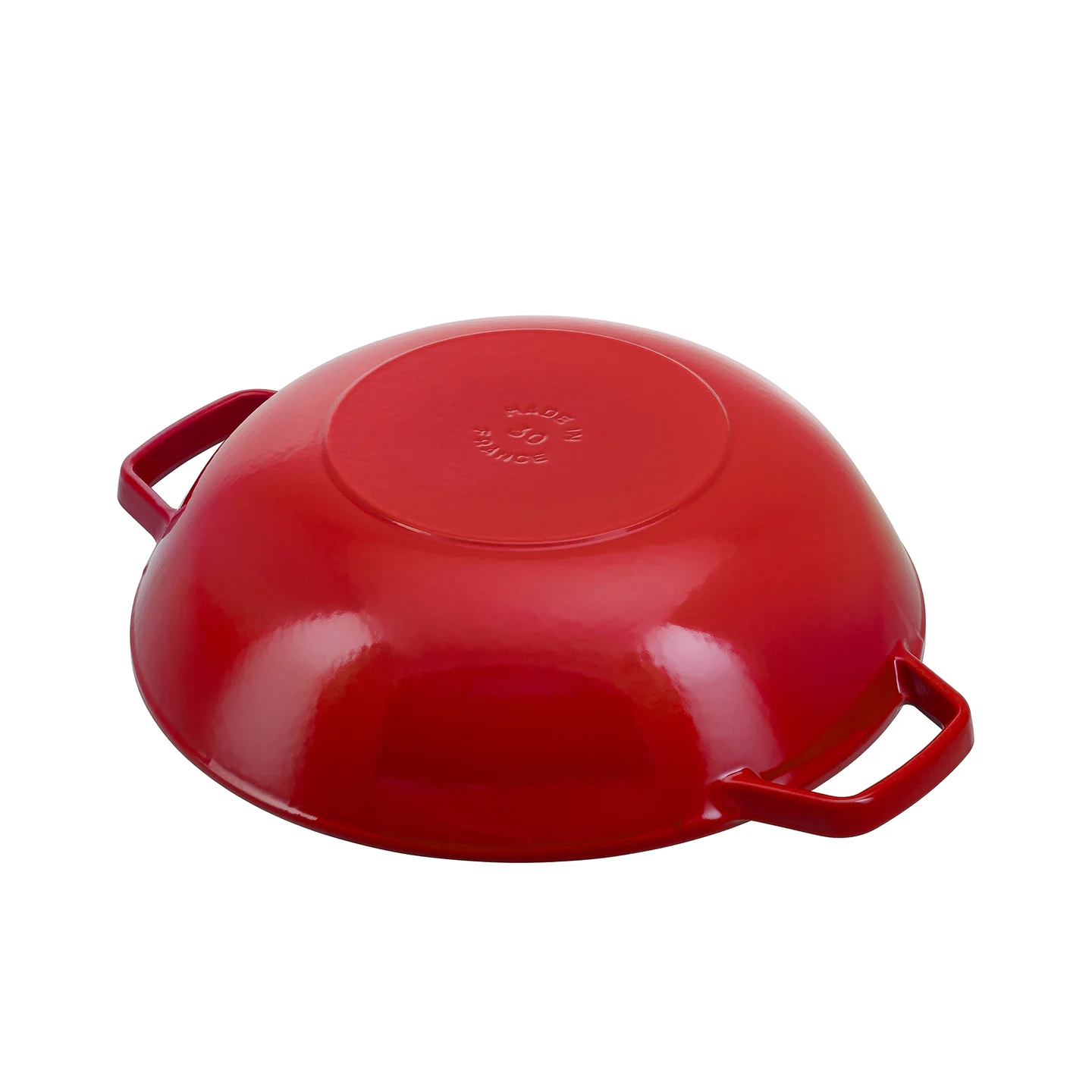 Staub Cast Iron Wok / Cherry / 30cm - Image 3
