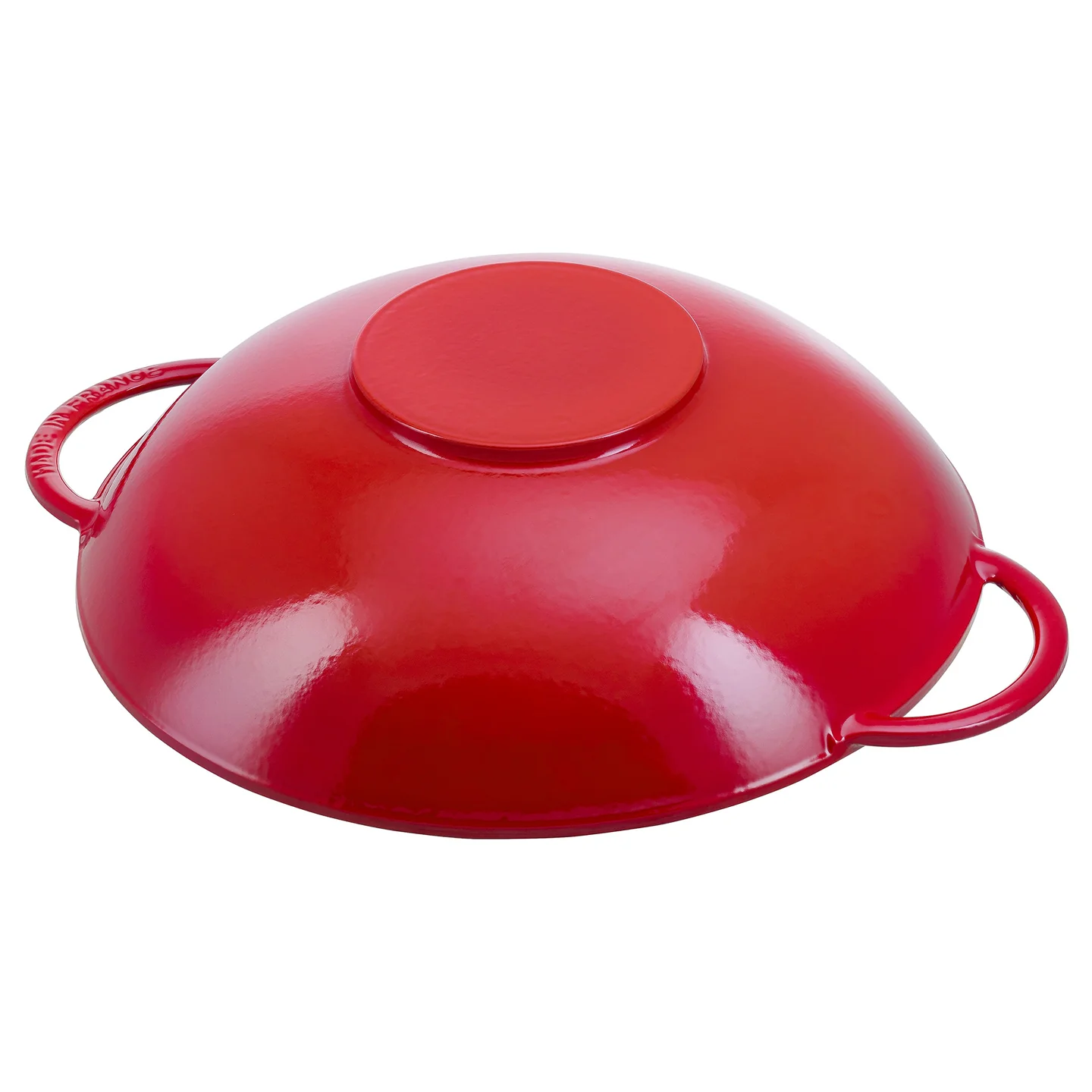 Staub Cast Iron Wok / Cherry / 37cm - Image 3