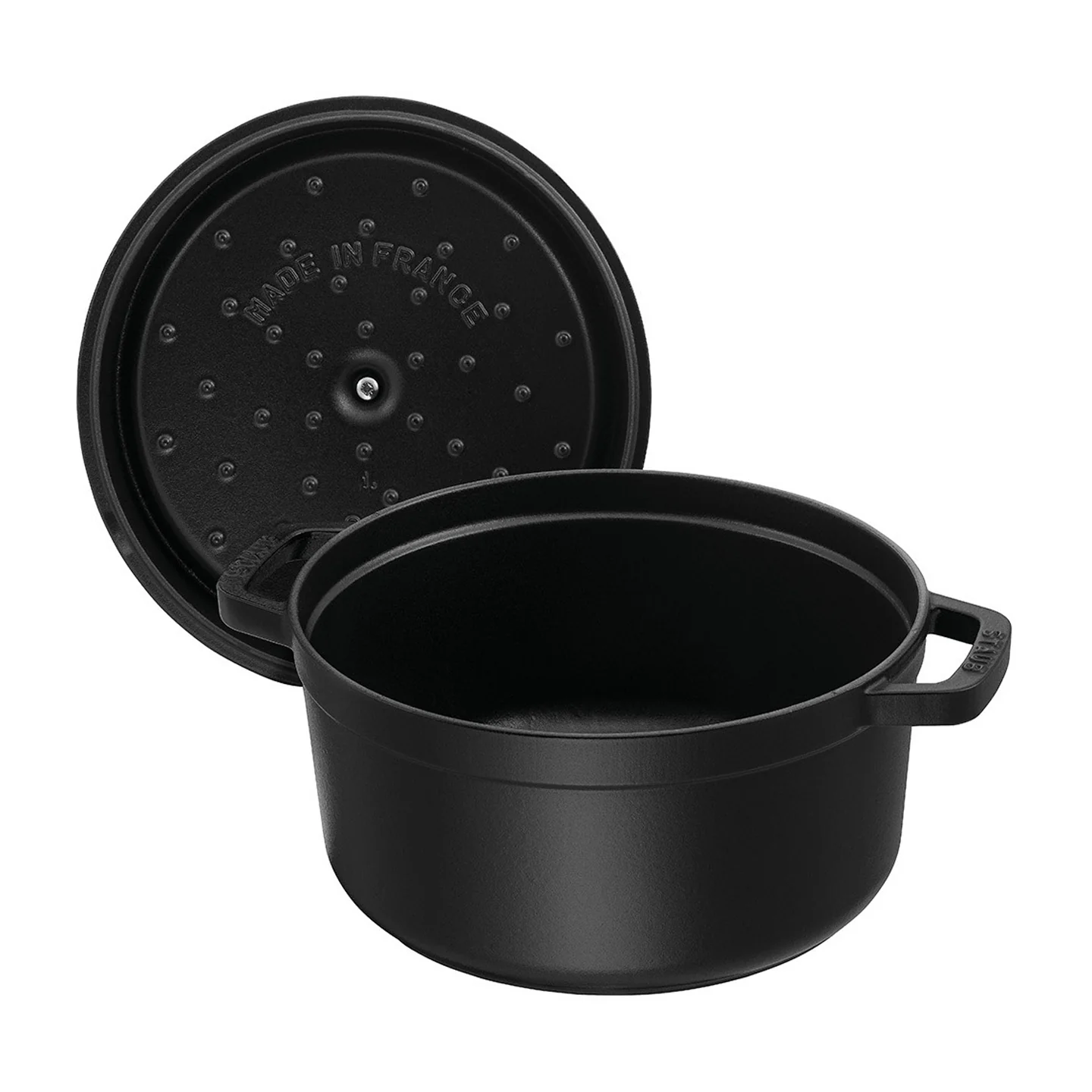 Staub Round Cocotte / Black - Image 10