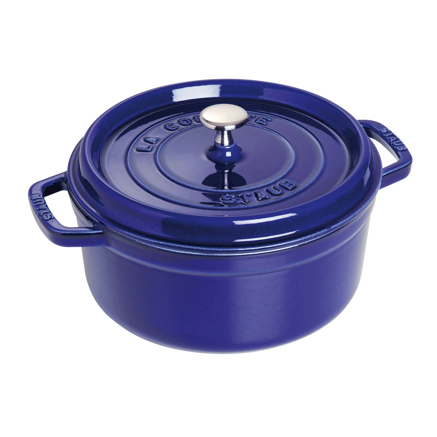 Staub Round Cocotte / Blue - Image 3