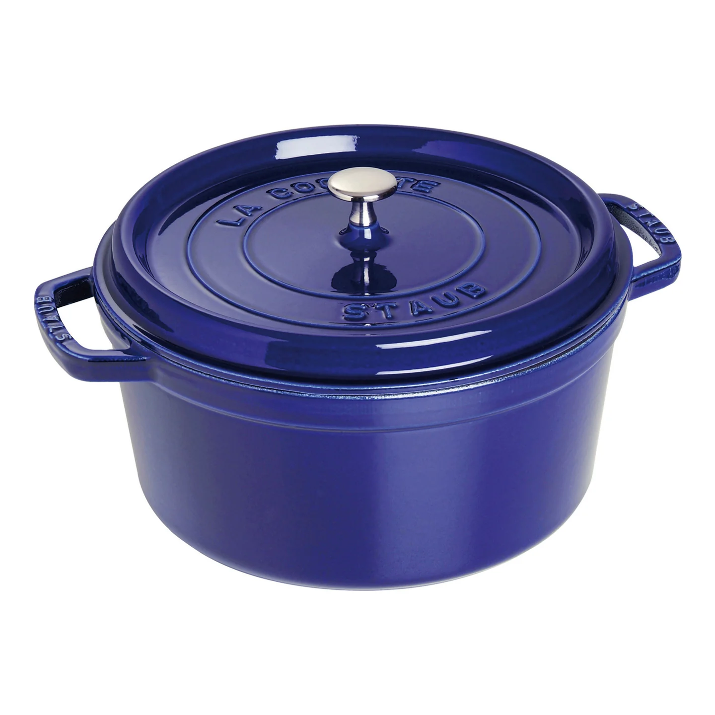 Staub Round Cocotte / Blue - Image 4