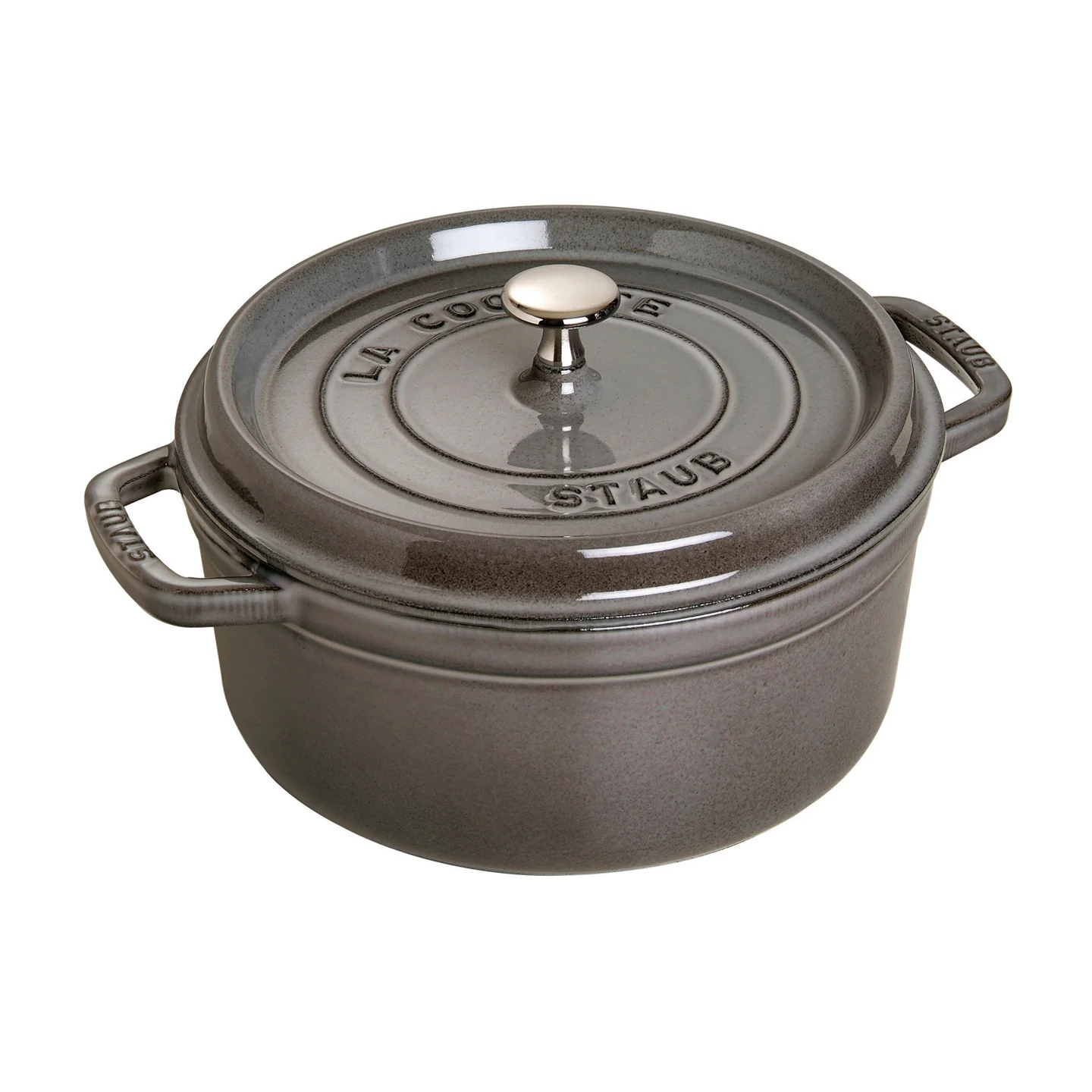 Staub Round Cocotte / Grey - Image 4