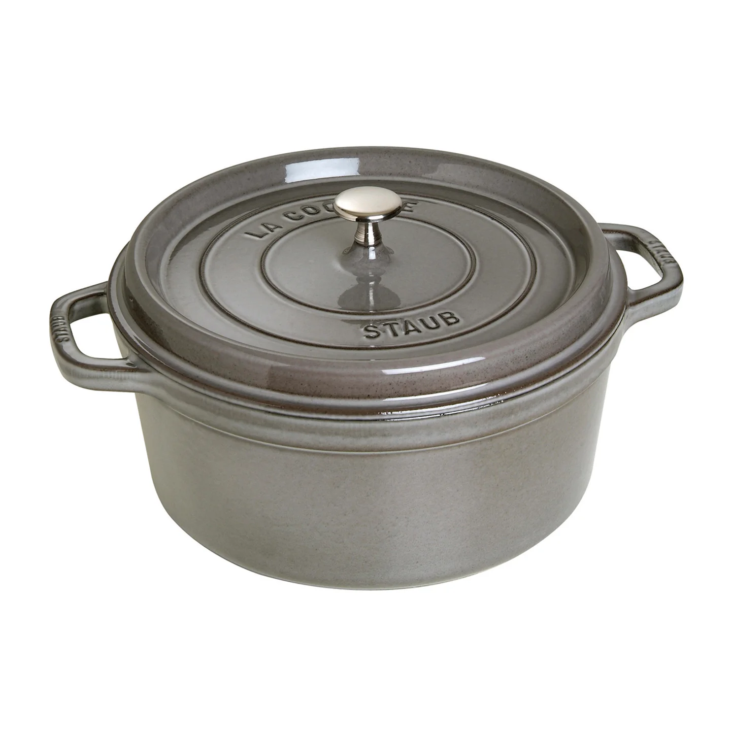 Staub Round Cocotte / Grey - Image 5