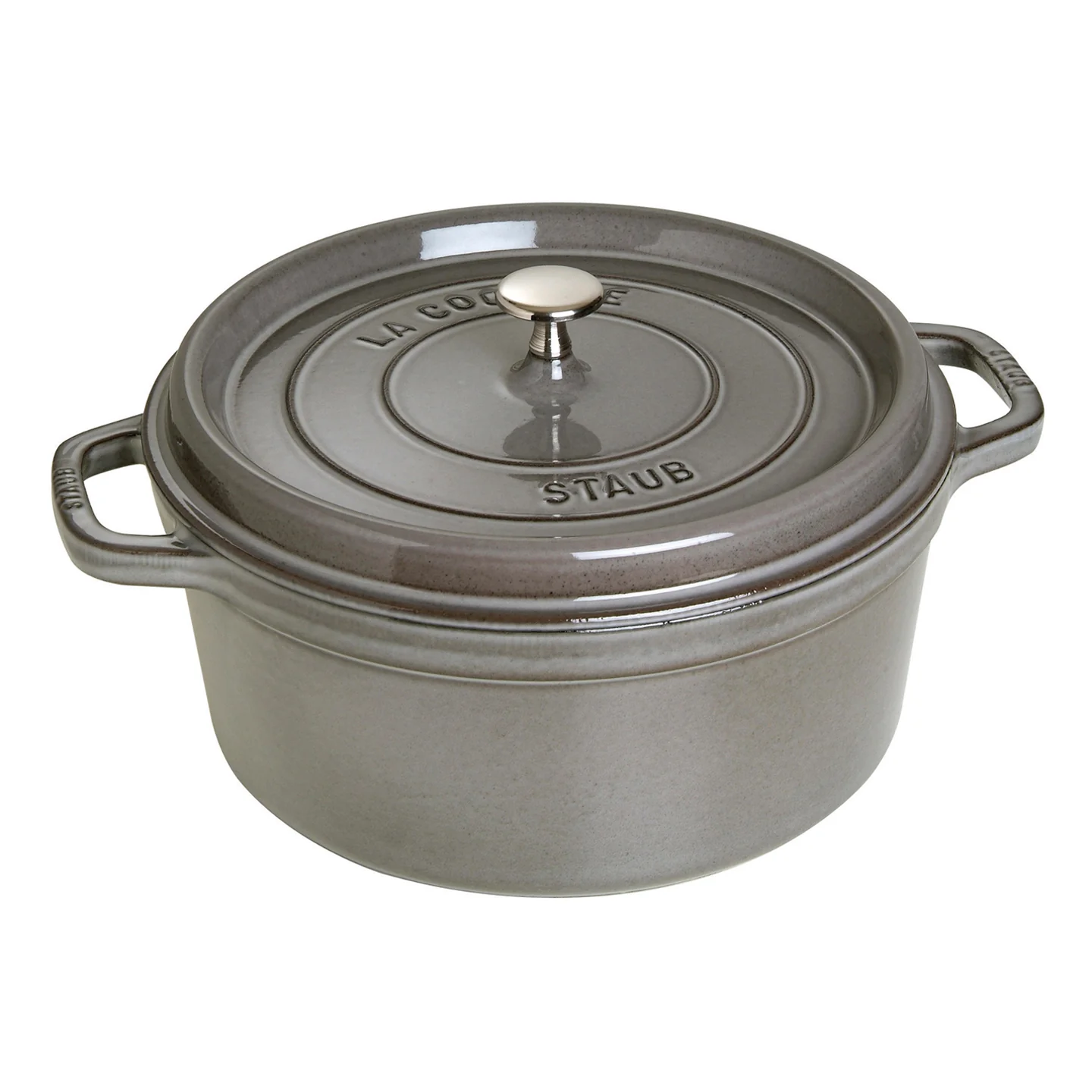 Staub Round Cocotte / Grey - Image 6