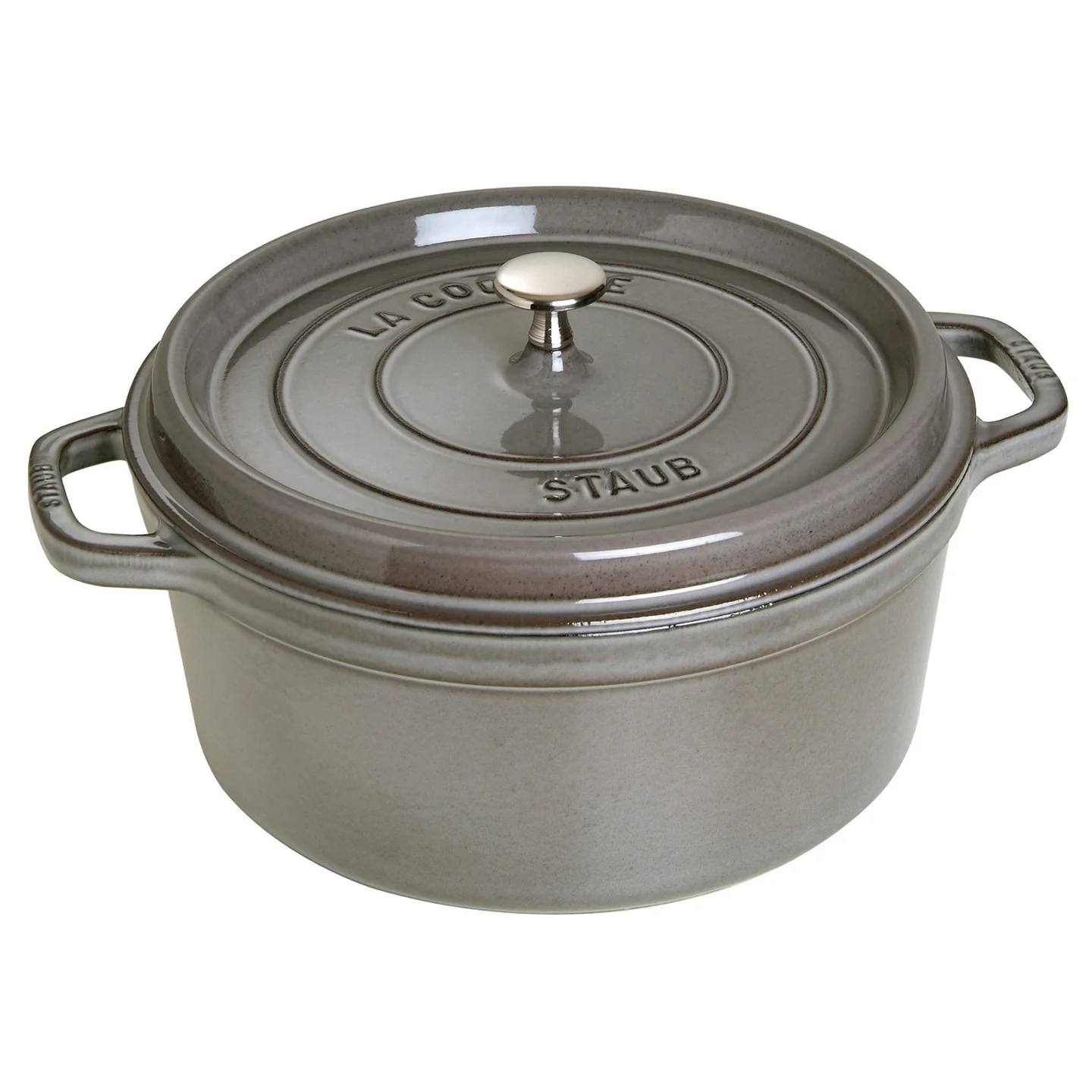 Staub Round Cocotte / Grey - Image 7