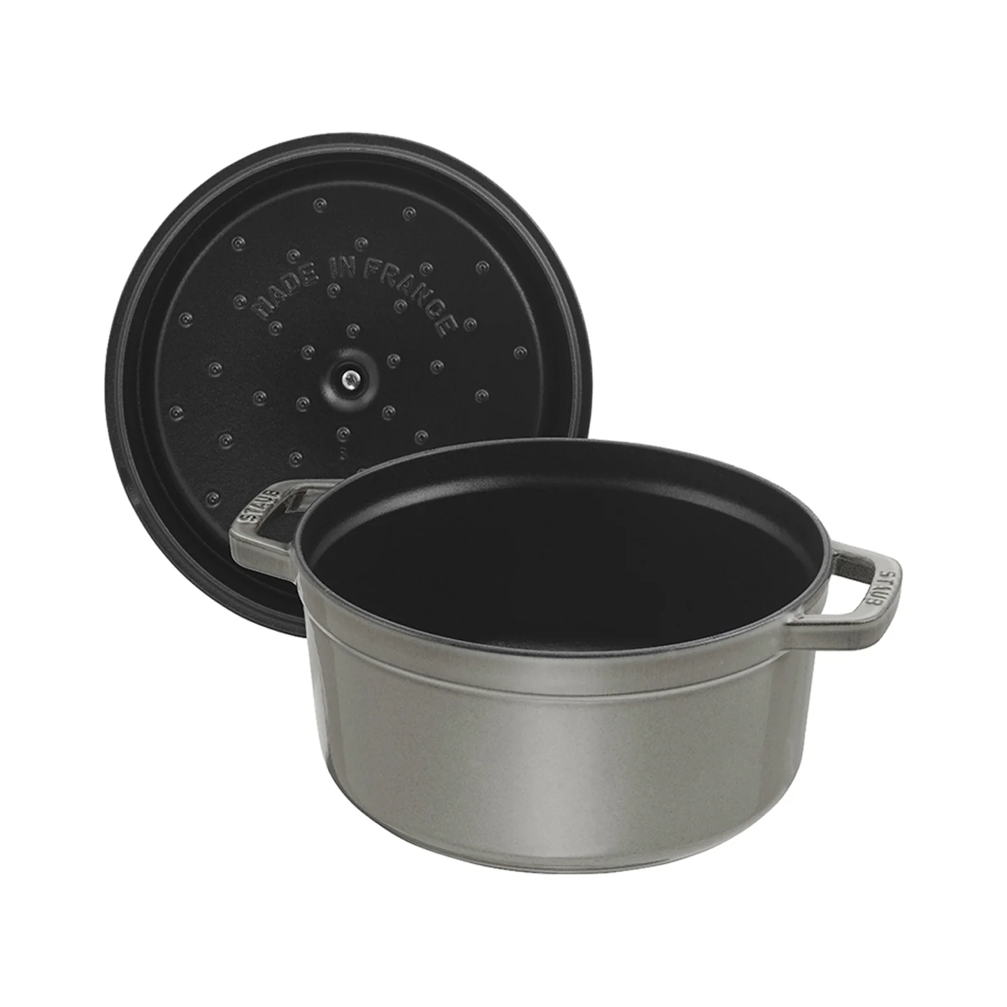 Staub Round Cocotte / Grey - Image 8