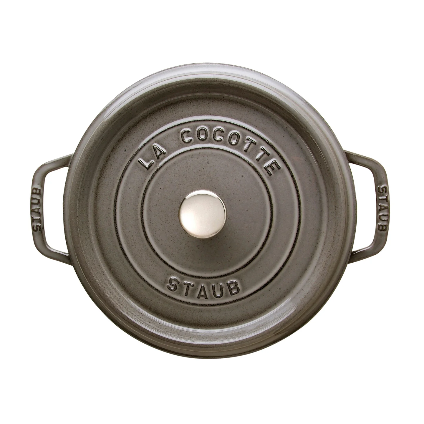 Staub Round Cocotte / Grey - Image 9