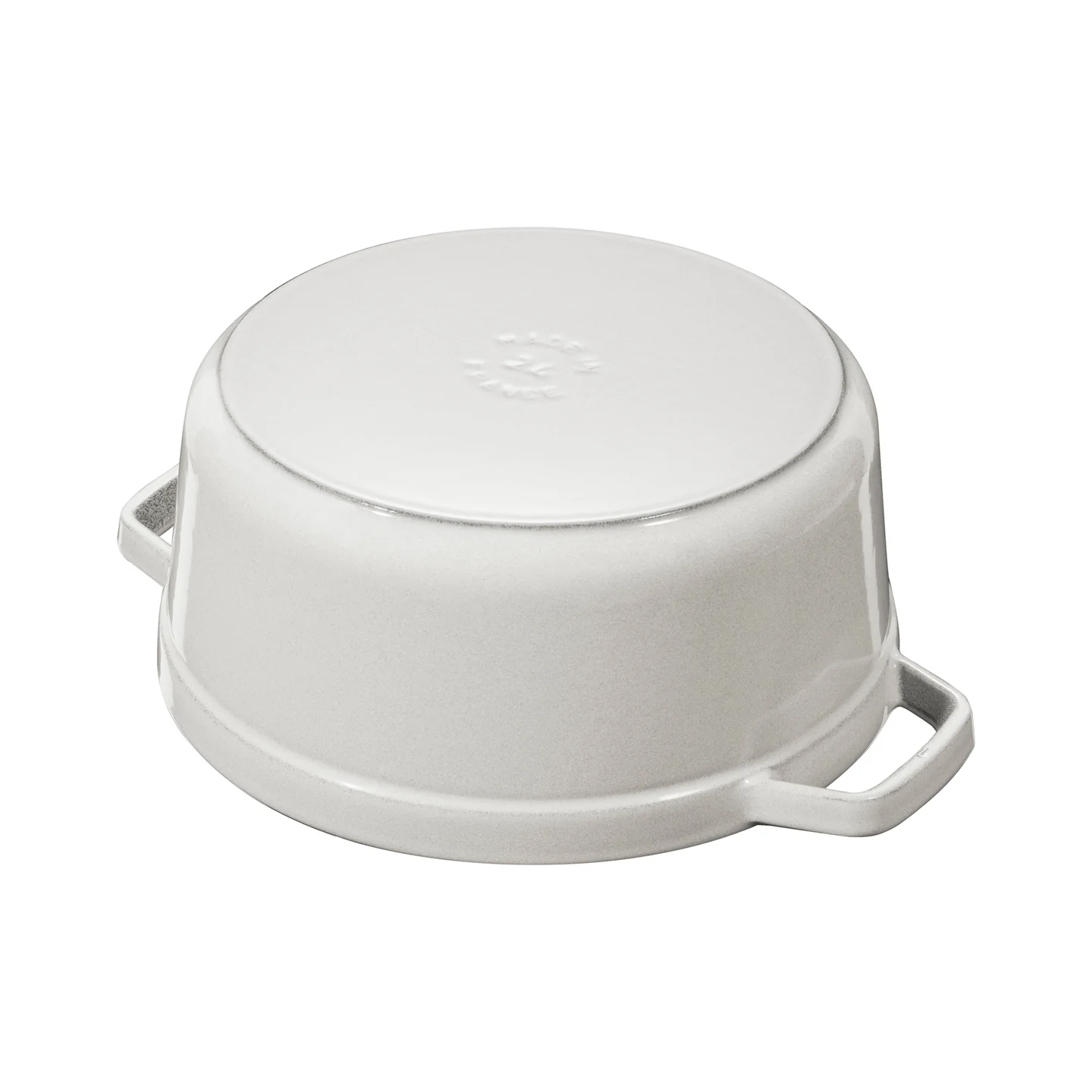 Staub Round Cocotte / White Truffle - Image 8