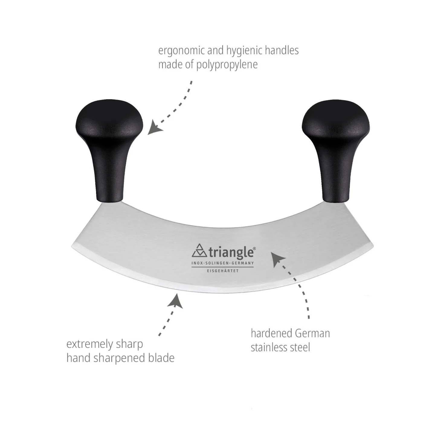 Triangle Mezzaluna Single Blade - Image 2