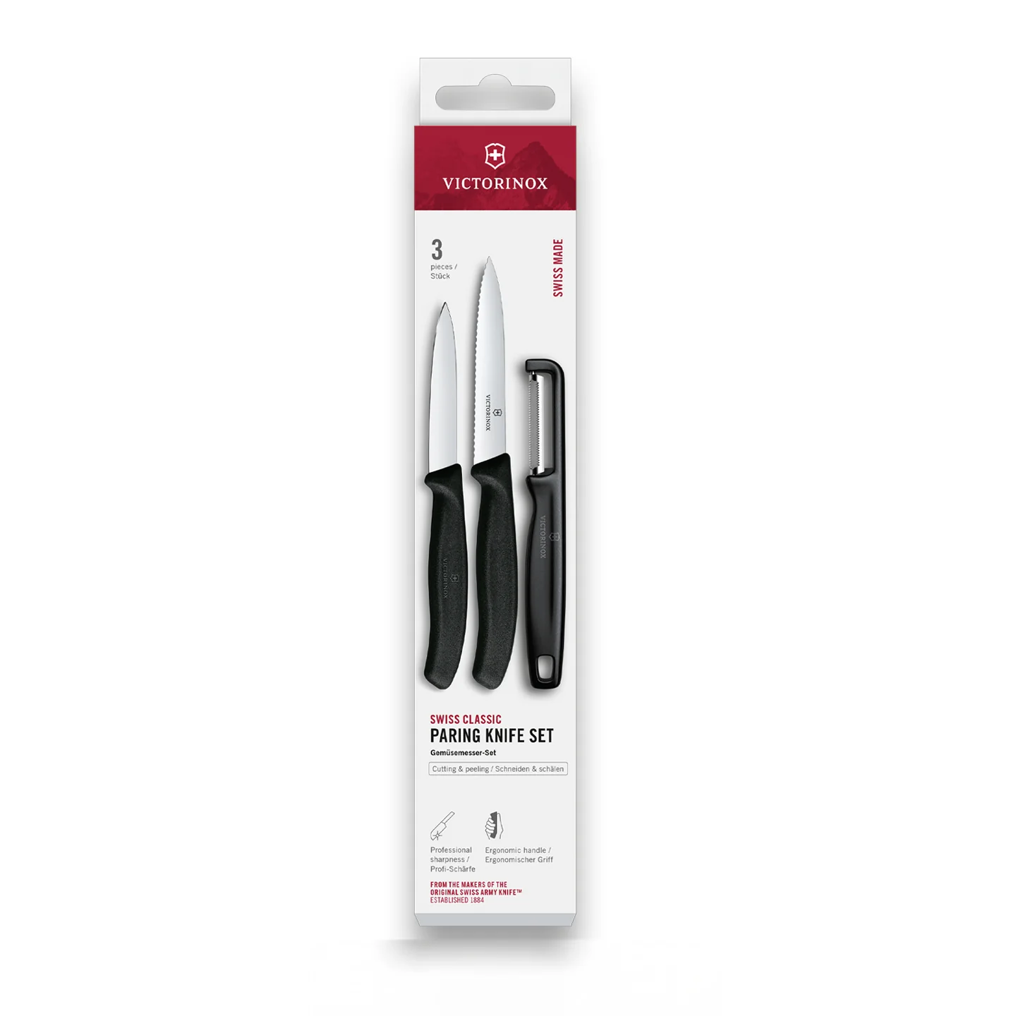 Victorinox Swiss Classic Paring Knife Set with Peeler / 3 Pieces * - Image 2