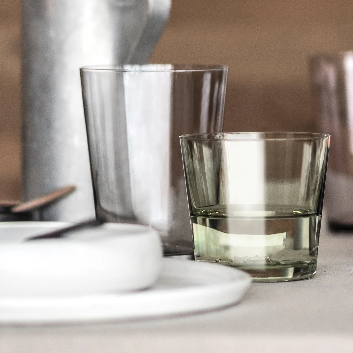 Zwiesel Together Water Glass Set of 4 / 367ml / Olive - Image 3